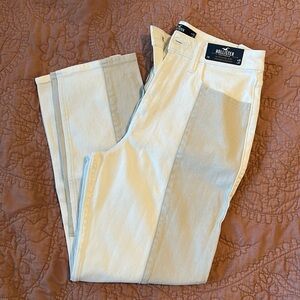 Hollister Patchwork Ankle Vintage Straight Jeans